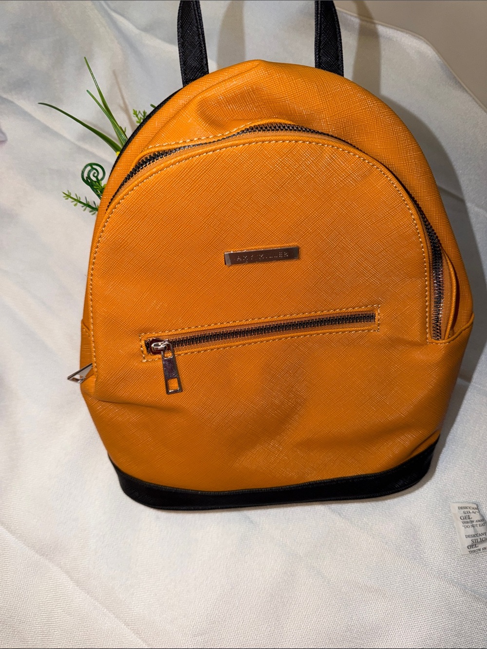 NWT Amy Miller Signature Series Backpack Purse - Cognac Tan